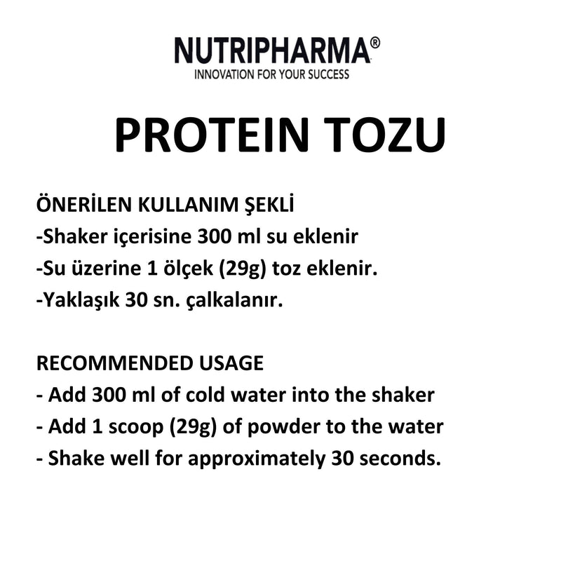 Nutripharma Proteinpulver, 464 g, 16 Portionen