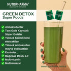 NUTRIPHARMA GREEN DETOX Super Foods, 30 saşe, Ananas Aromalı