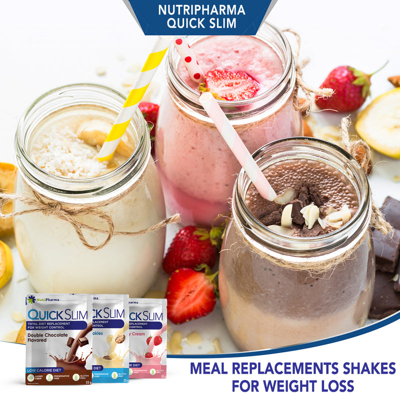 Quick Slim Öğün Yerine Geçen Shake - 4 kutu - SHAKER HEDİYE