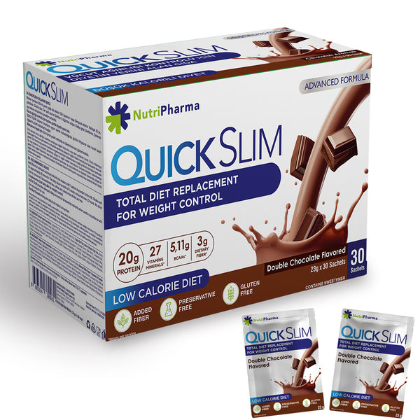 Quick Slim Weight Loss Shake (Double Chocolate Flavored)